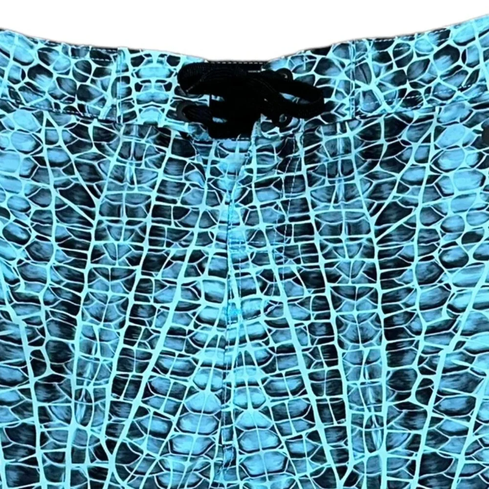 Hook & Tackle Board Shorts Swim Bathing Suit‎ Fishing Shorts Size 32